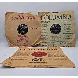 78 RPM Records Vic Damone, Jesse Rodgers, Kay Kyser Lot of 3
